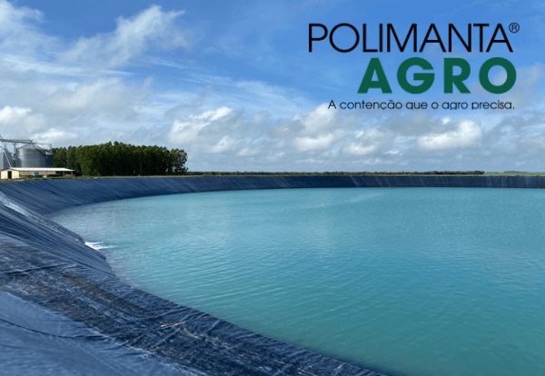 Importância da armazenagem sustentável de água para irrigação com Polimanta Agro